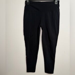 Sweaty Betty The Power Black Leggings W Reflective Details 7/8 Length Size Small